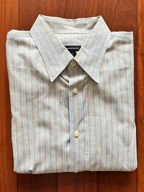Club Monaco striped shirt M minimal clean fit